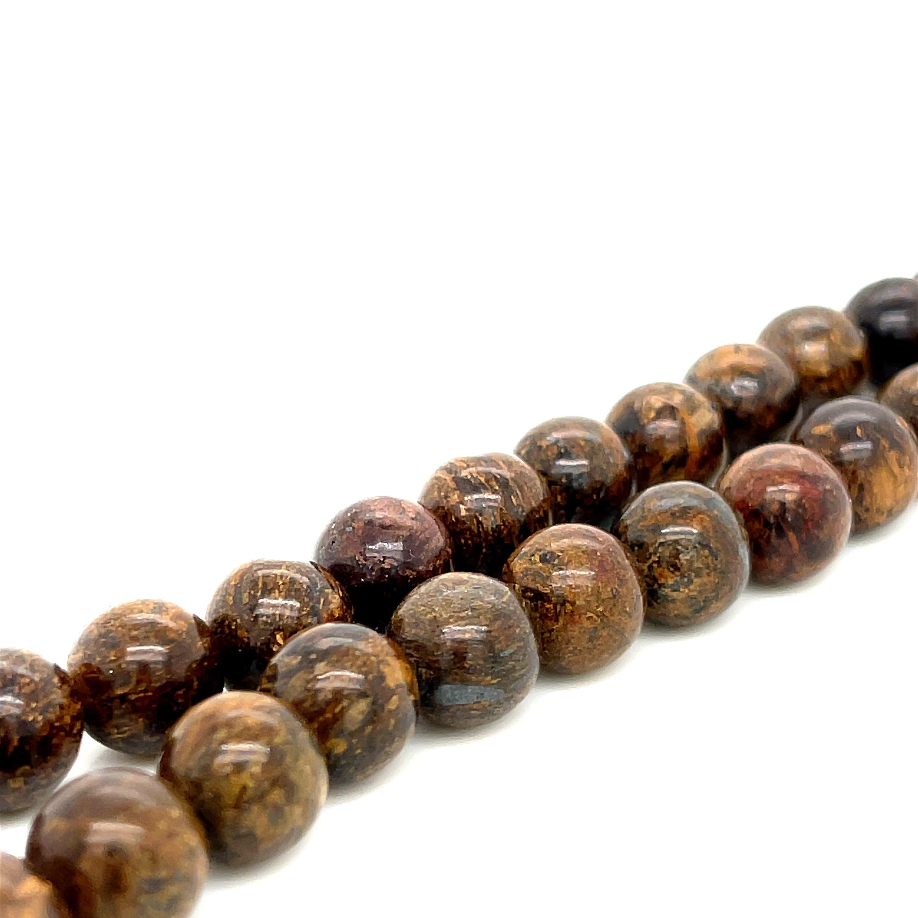 Bronzite Gemstone Strand, Jewelry supplies