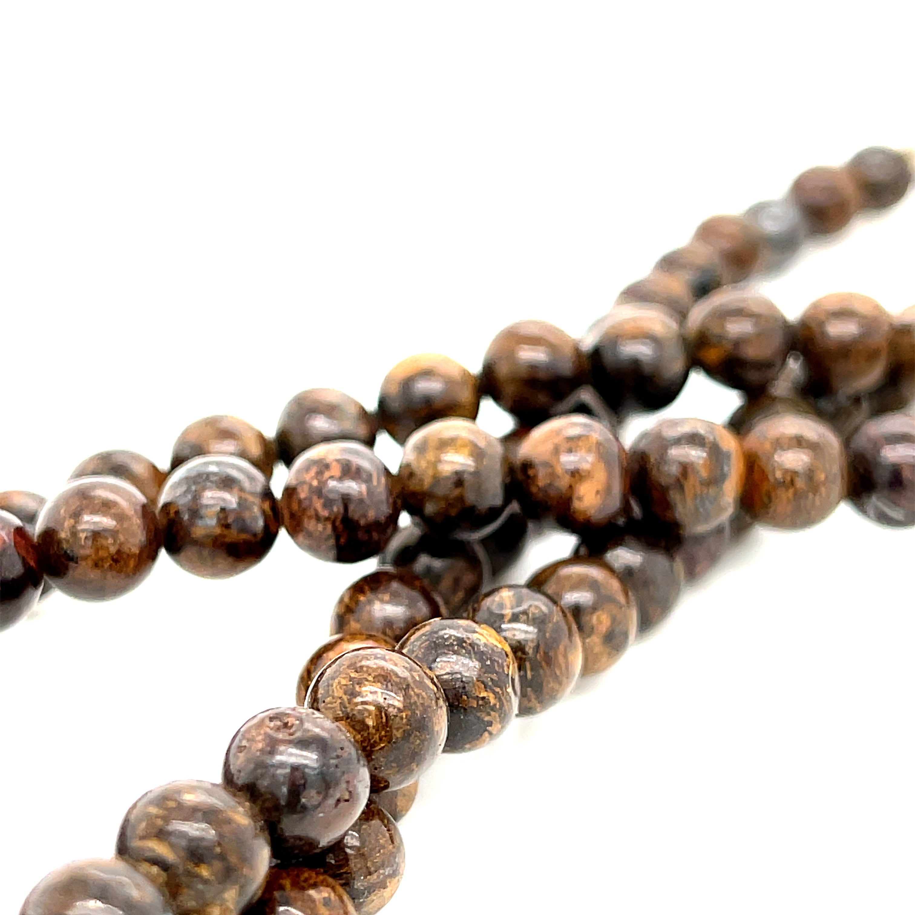 Bronzite Gemstone Strand, Jewelry supplies