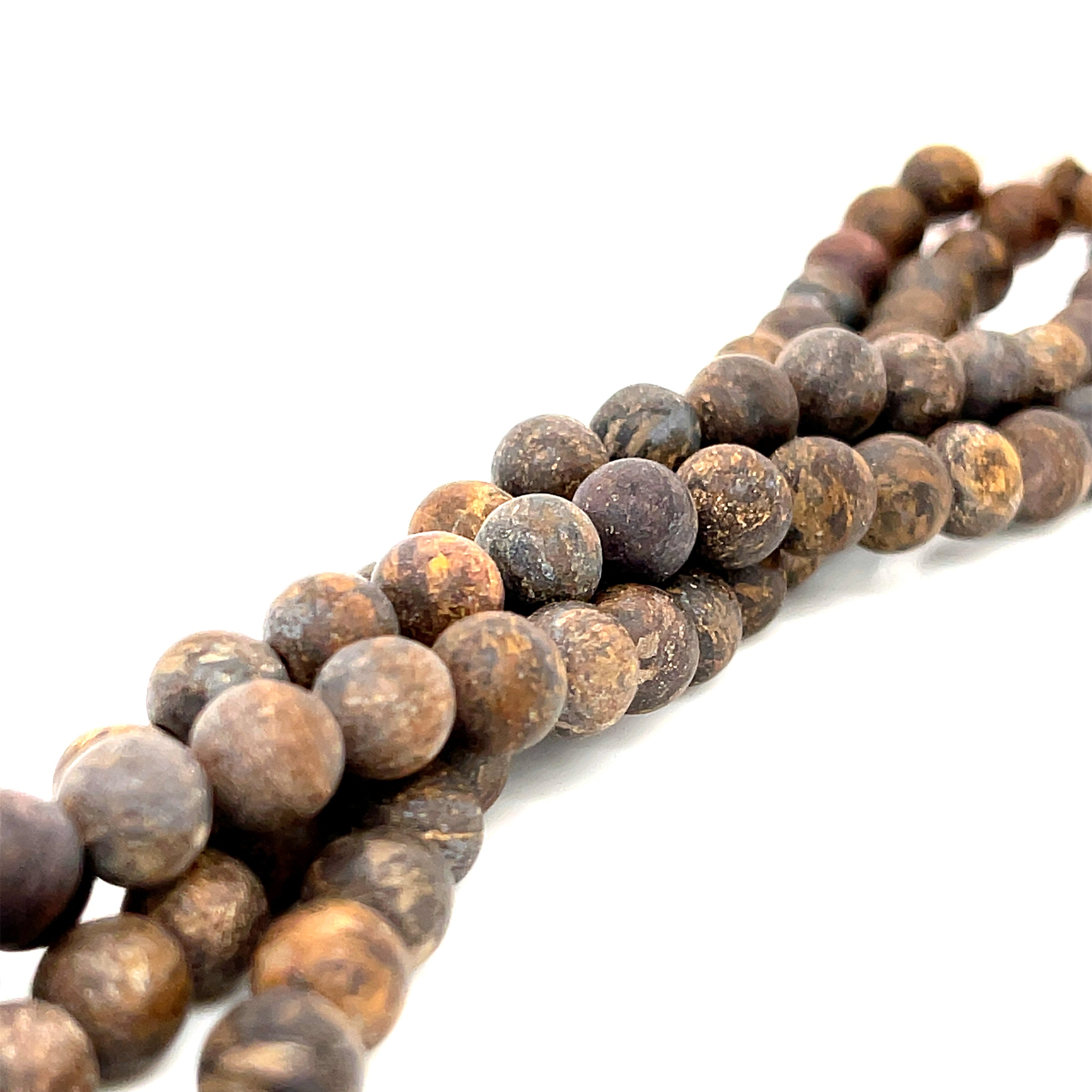 Bronzite Gemstone Strand, Jewelry supplies