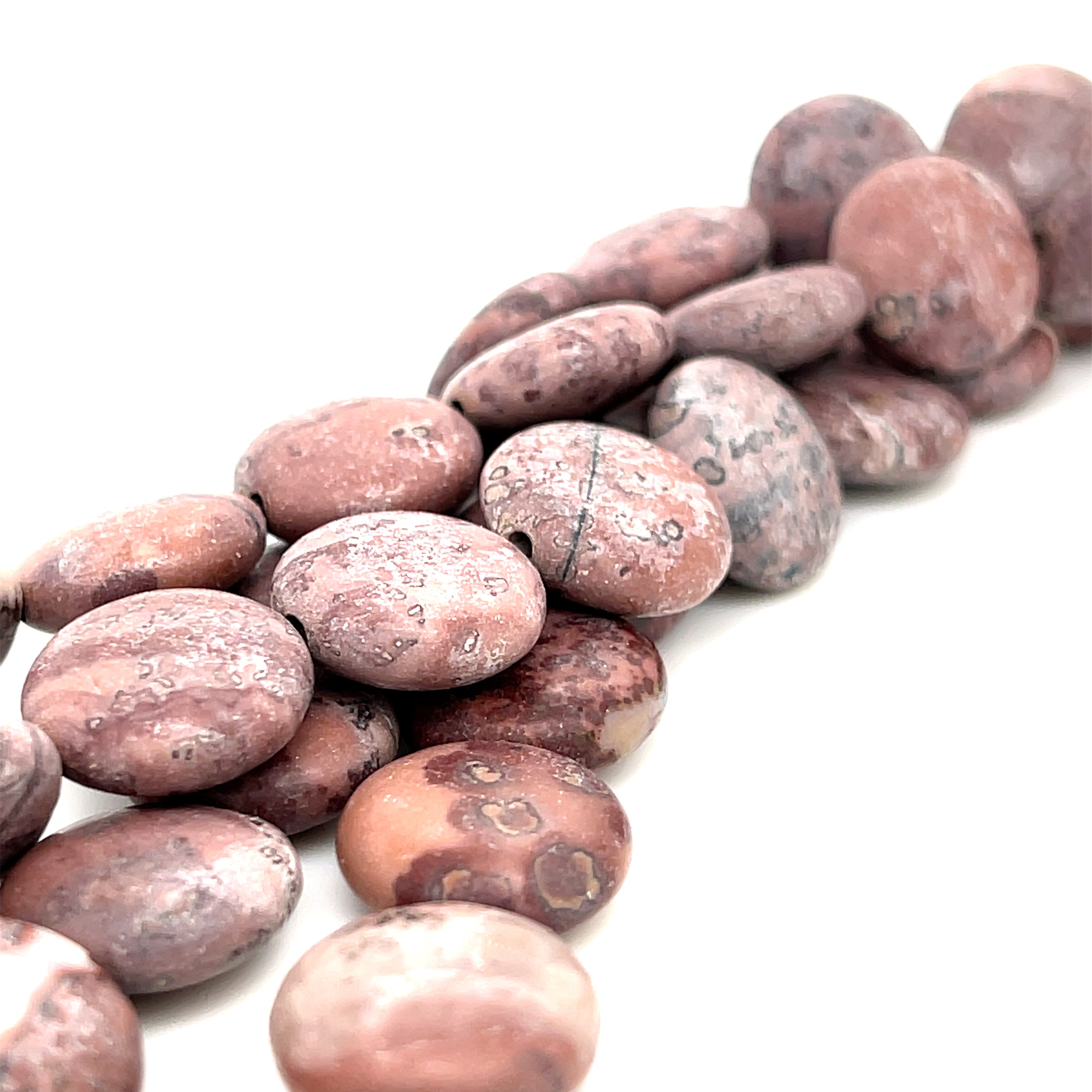 Leopard Jasper Gemstone Strands