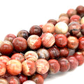 Red Malachite Gemstone Strands