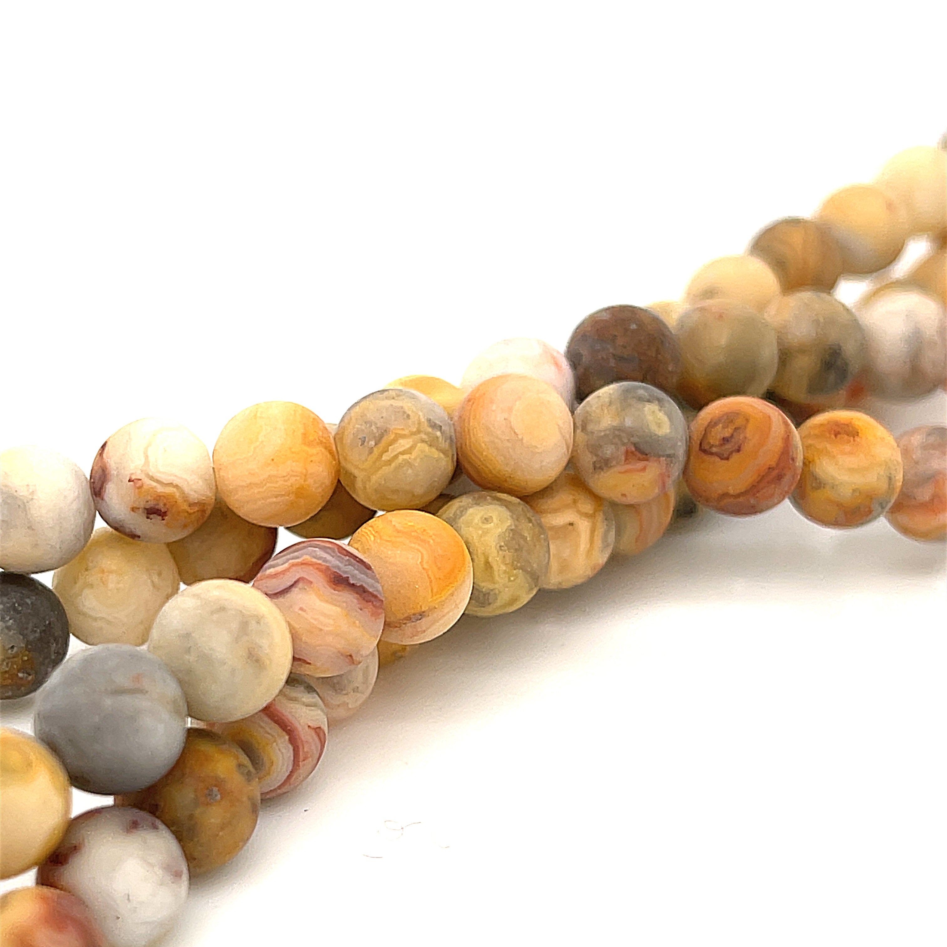 Crazy Lace Agate Gemstone Strands, Jewelry supplies
