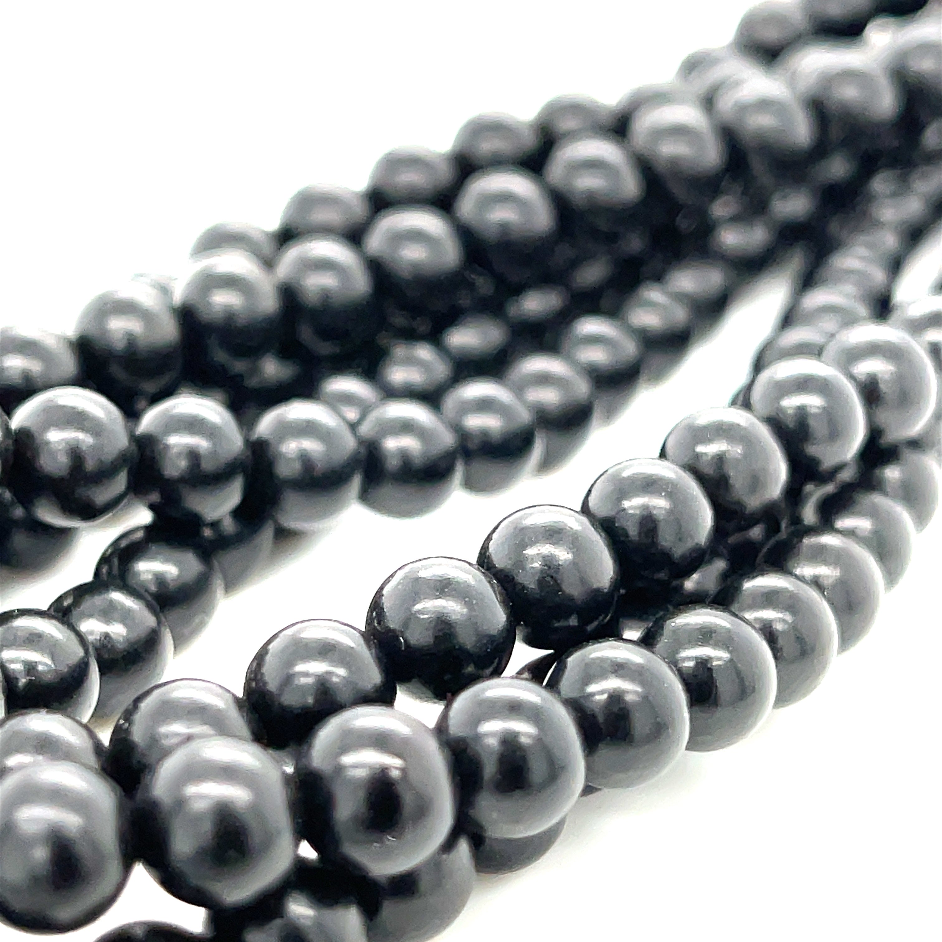Jet Gemstone Strands