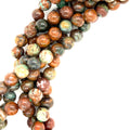 African Green Opal gemstone strands (grade A), jewelry supply