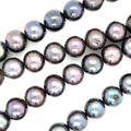 Fresh Water Rice Pearl, large hole, Fresh Water Pearl Strands