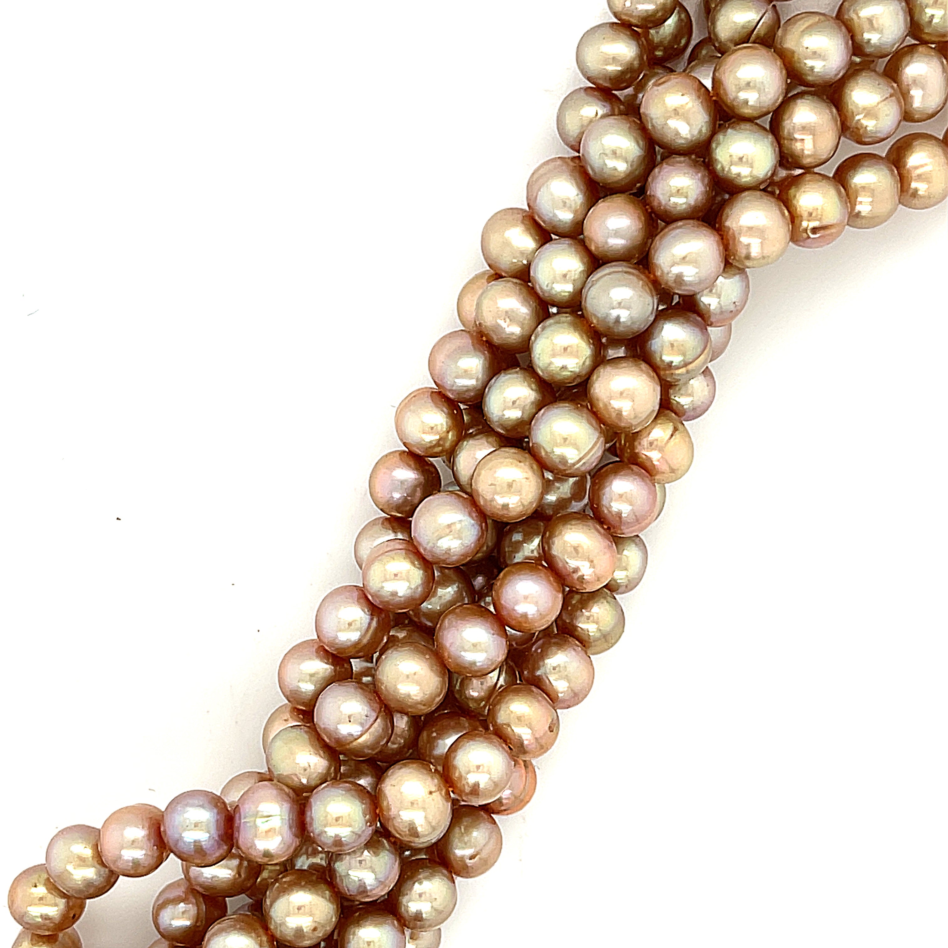 Fresh Water Round Pearl,  Fresh Water Pearl Strands