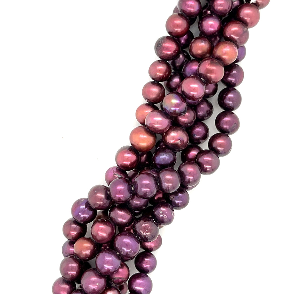 Fresh Water Round Pearl,  Fresh Water Pearl Strands