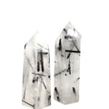 Tourmalinated Quartz gemstone Towers