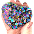 Titanium Quartz Gemstone Hearts  (Brazil)