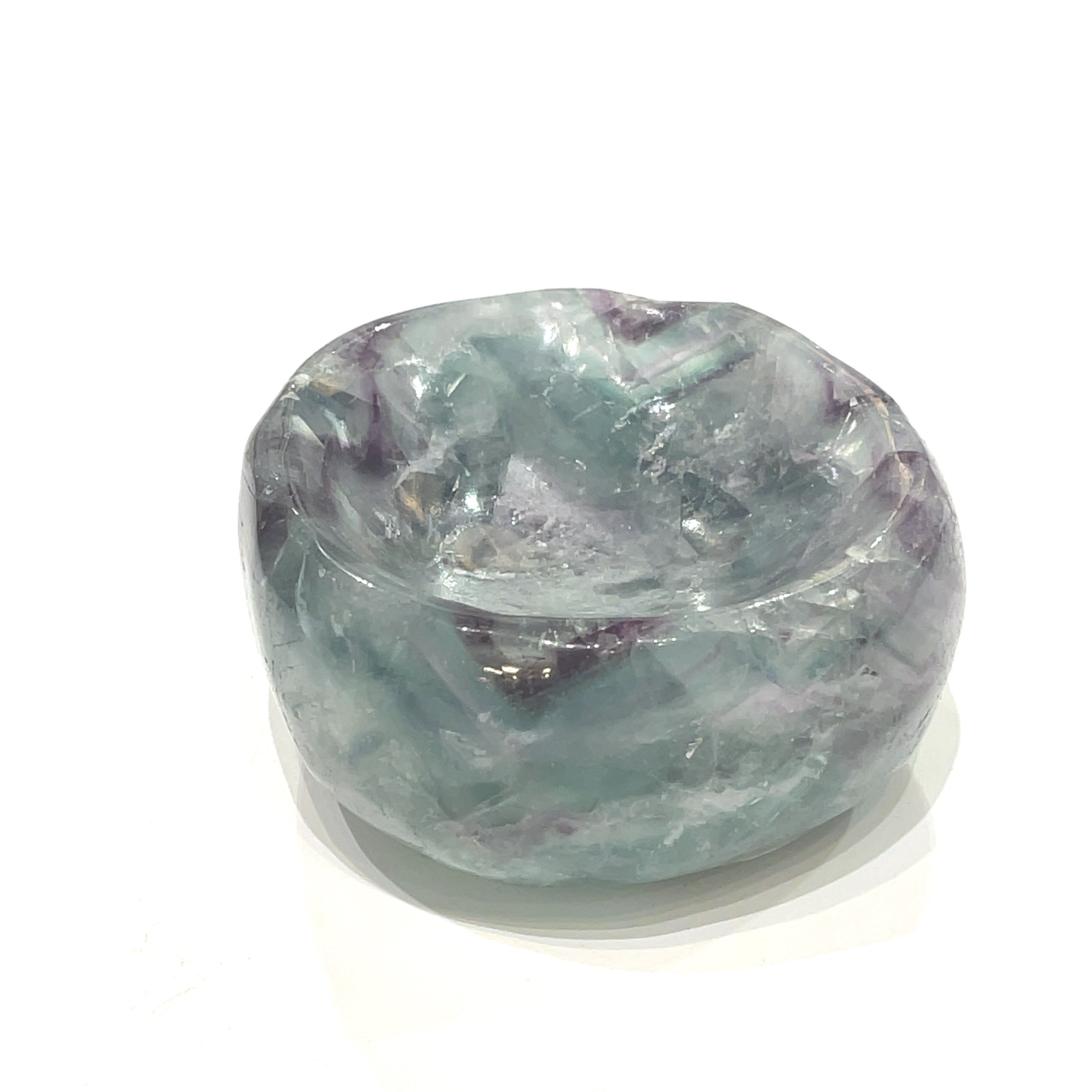 Fluorite gemstone bowl