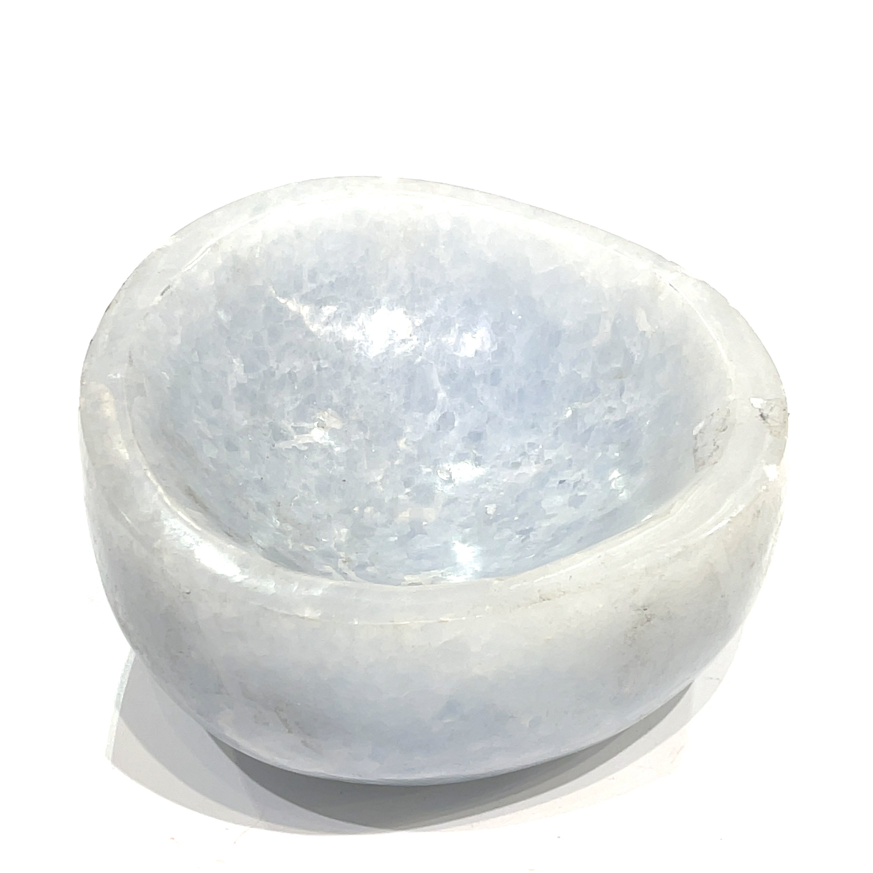 Blue Calcite gemstone bowl