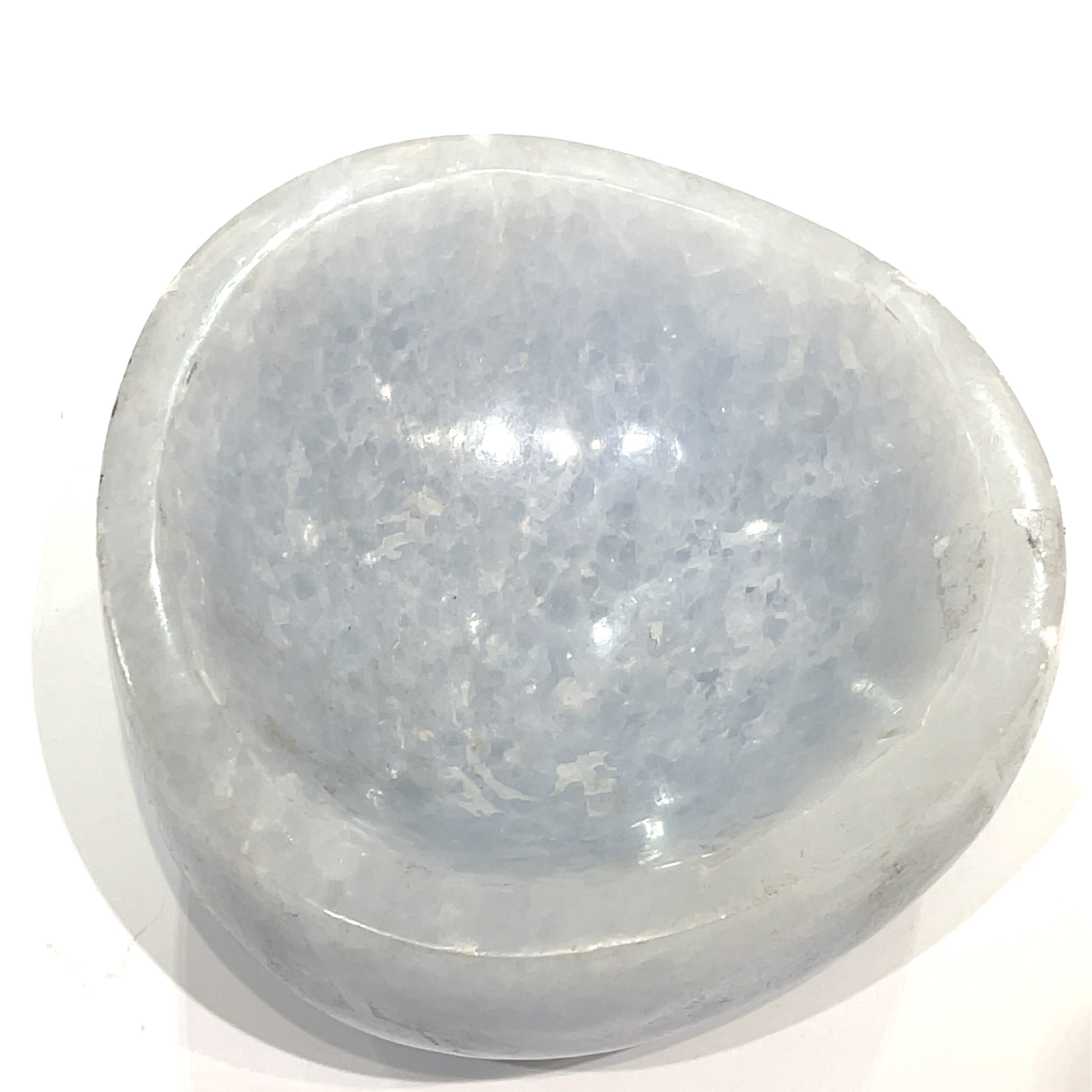 Blue Calcite gemstone bowl