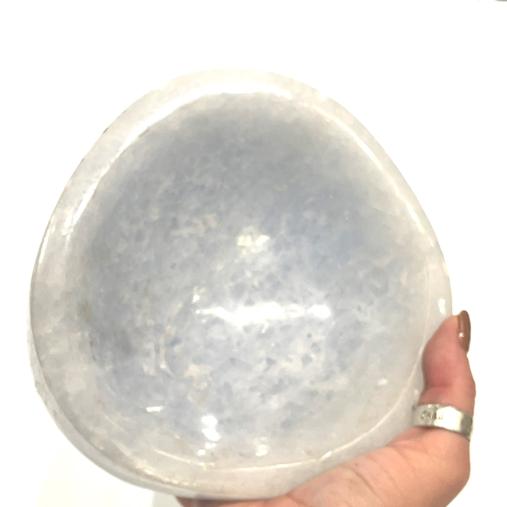 Blue Calcite gemstone bowl
