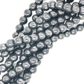 Shungite gemstone strands