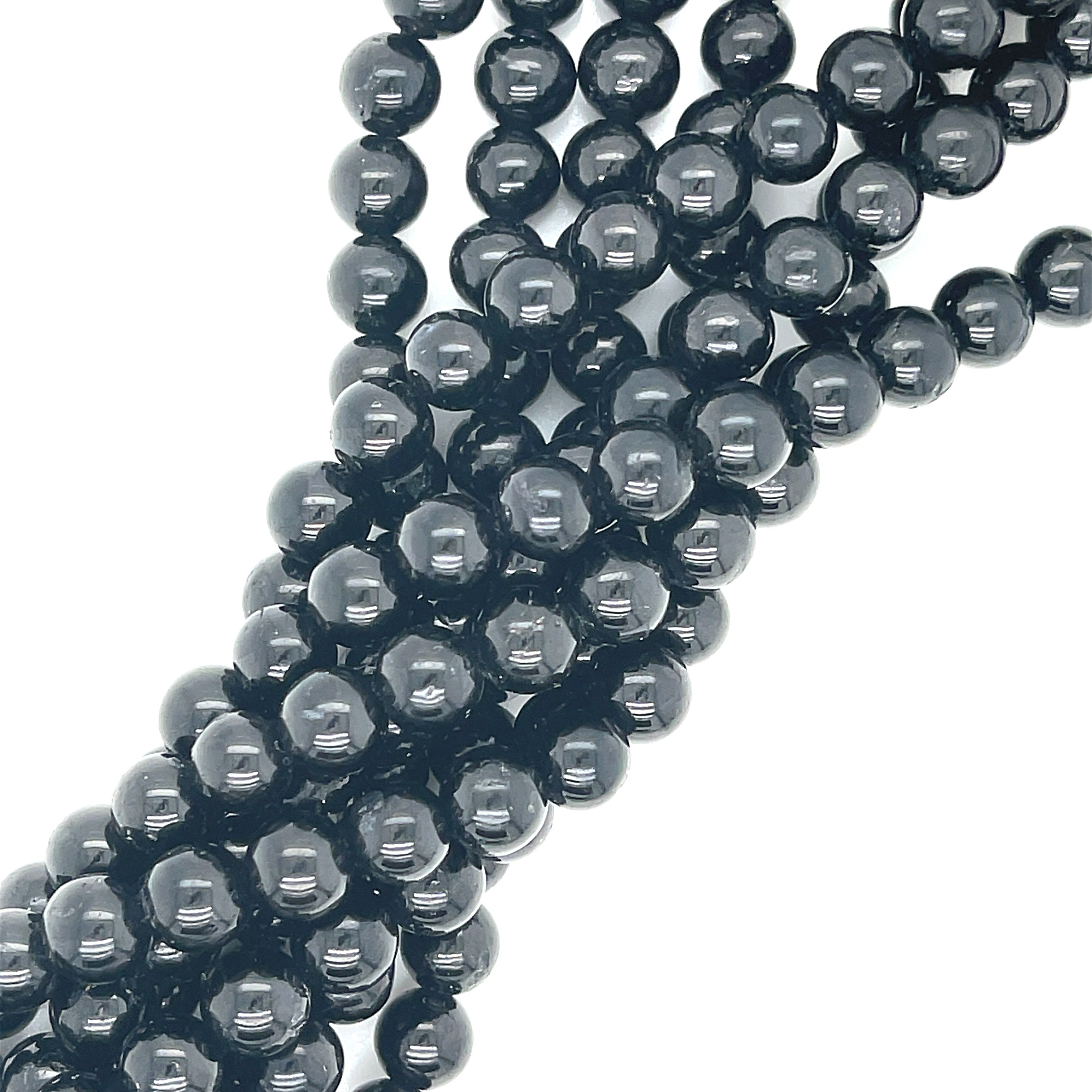 Black Tourmaline Gemstone Strands, jewelry supply
