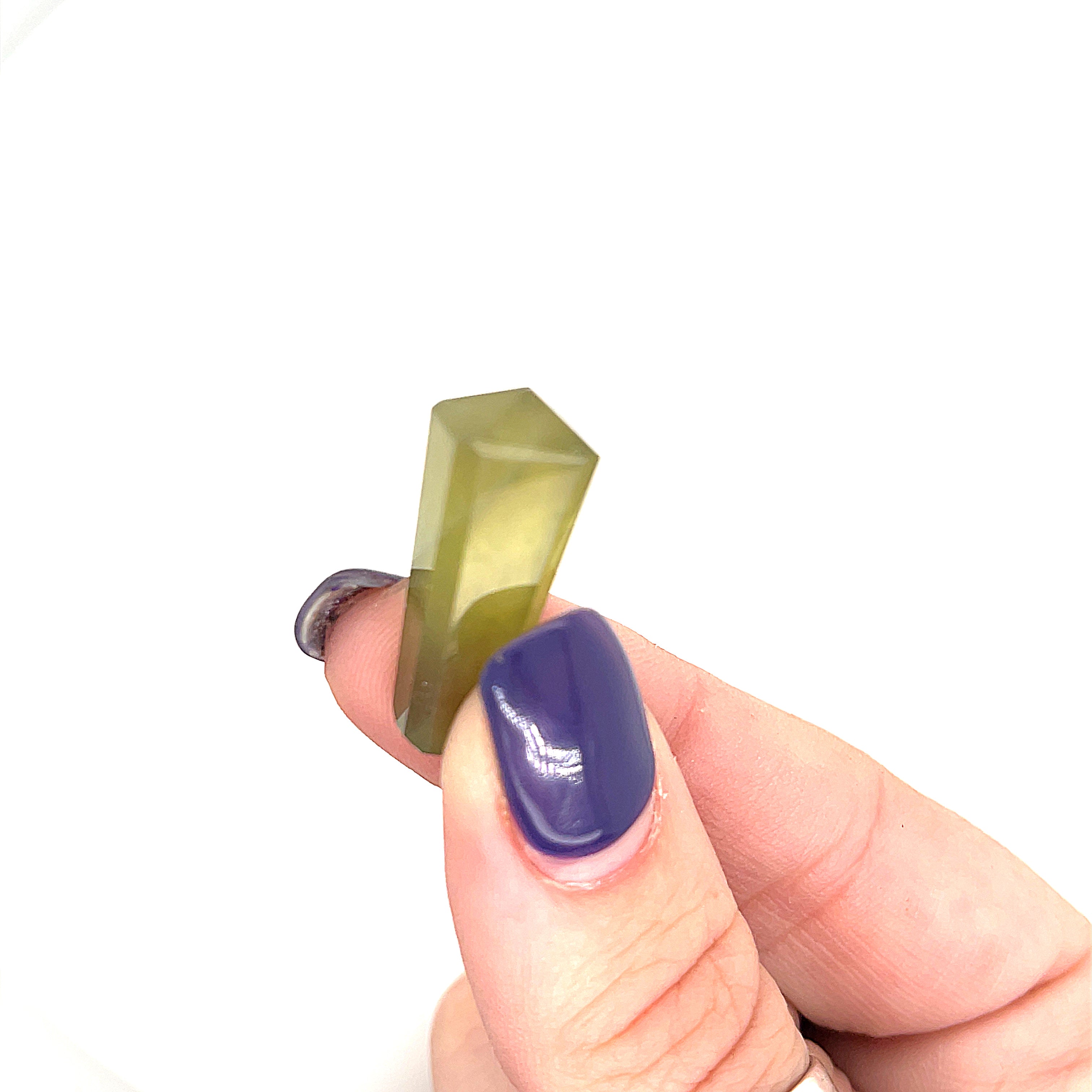 Peridot gemstone Points