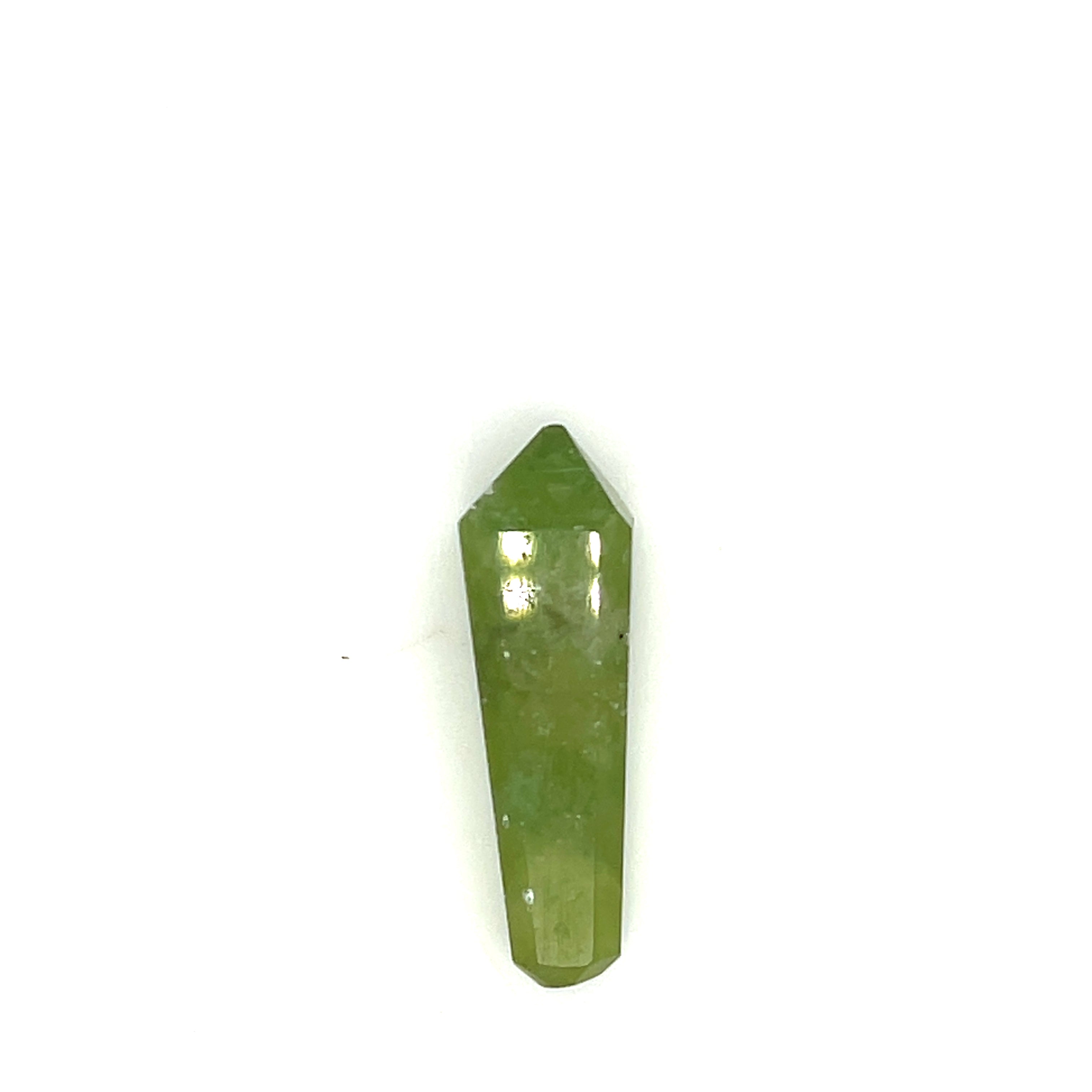 Peridot gemstone Points
