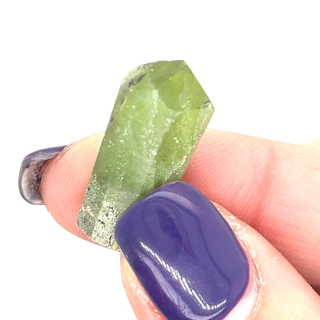 Peridot gemstone Points