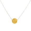 Gold Filled Ball pendant, 16" Gold Filled chain or sterling silver chain
