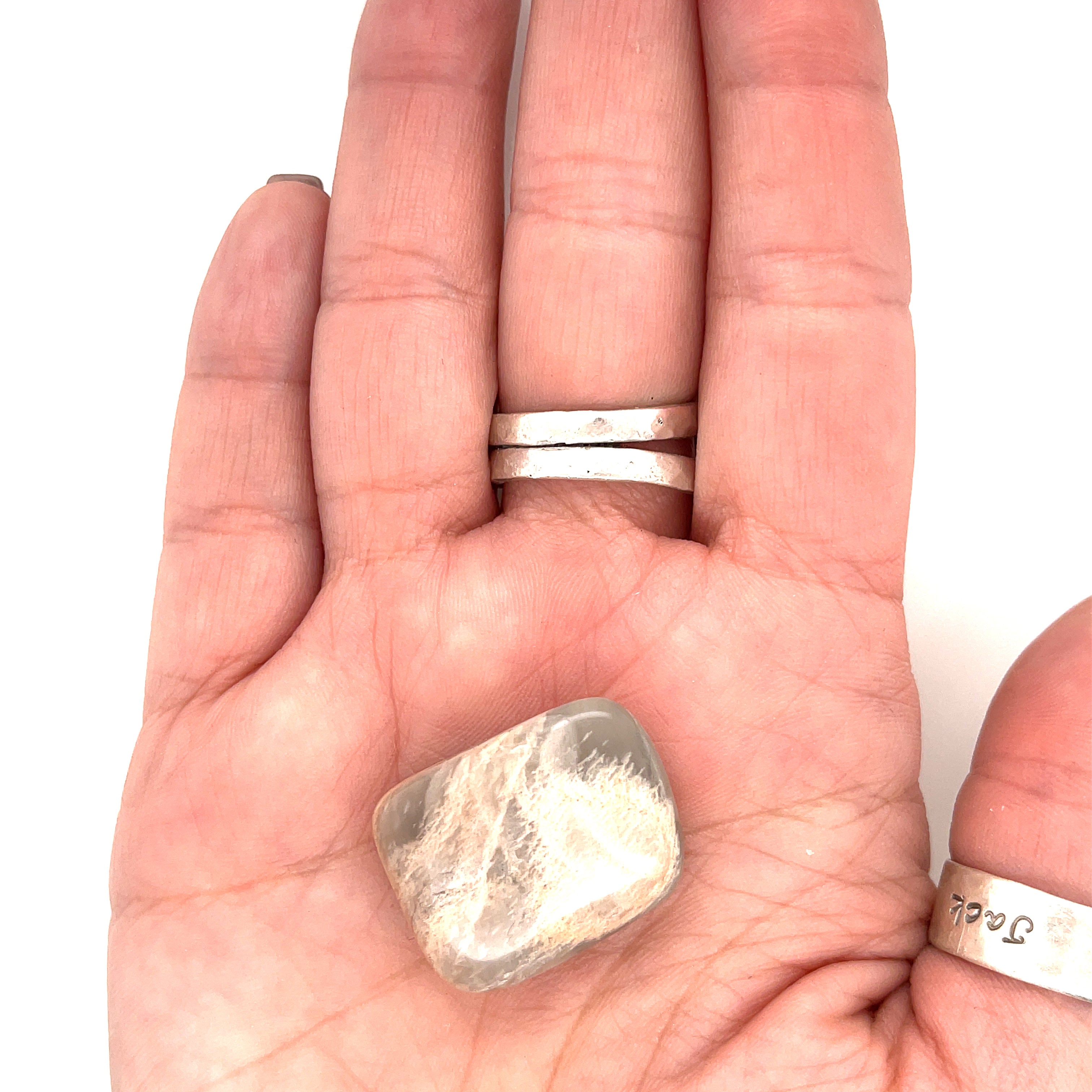 Moonstone, Grey tumbled  gemstone