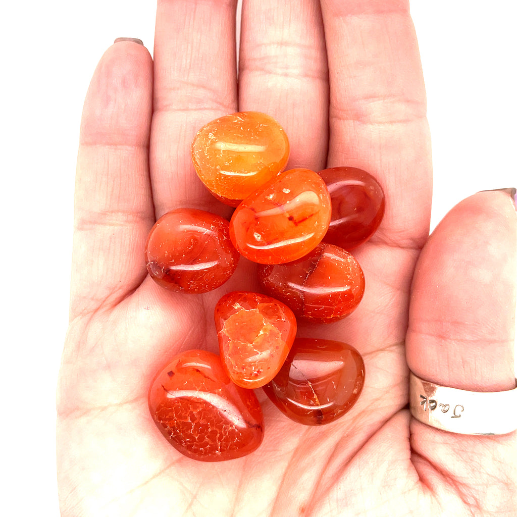 Carnelian tumbled Gemstones