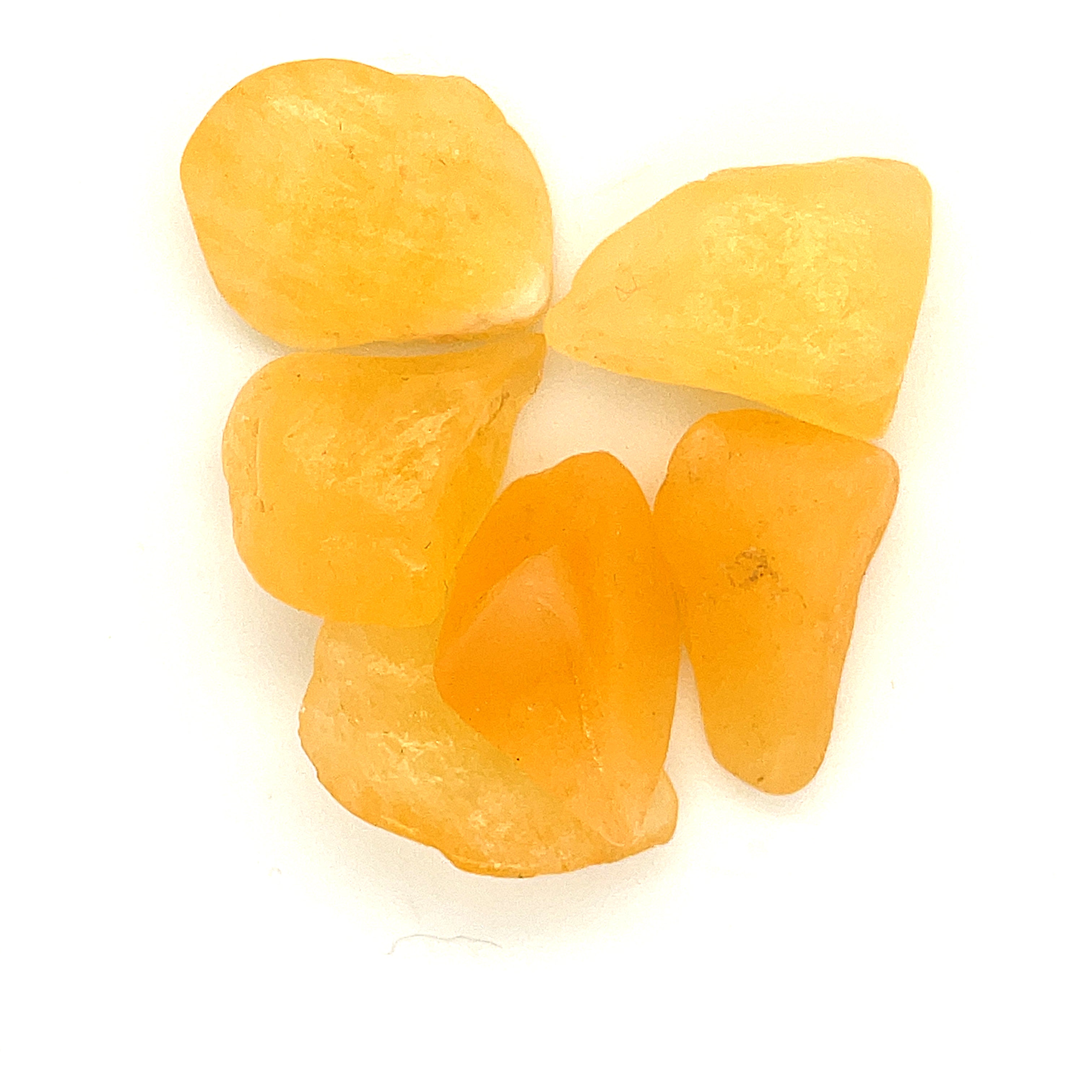 Calcite Orange tumble gemstone