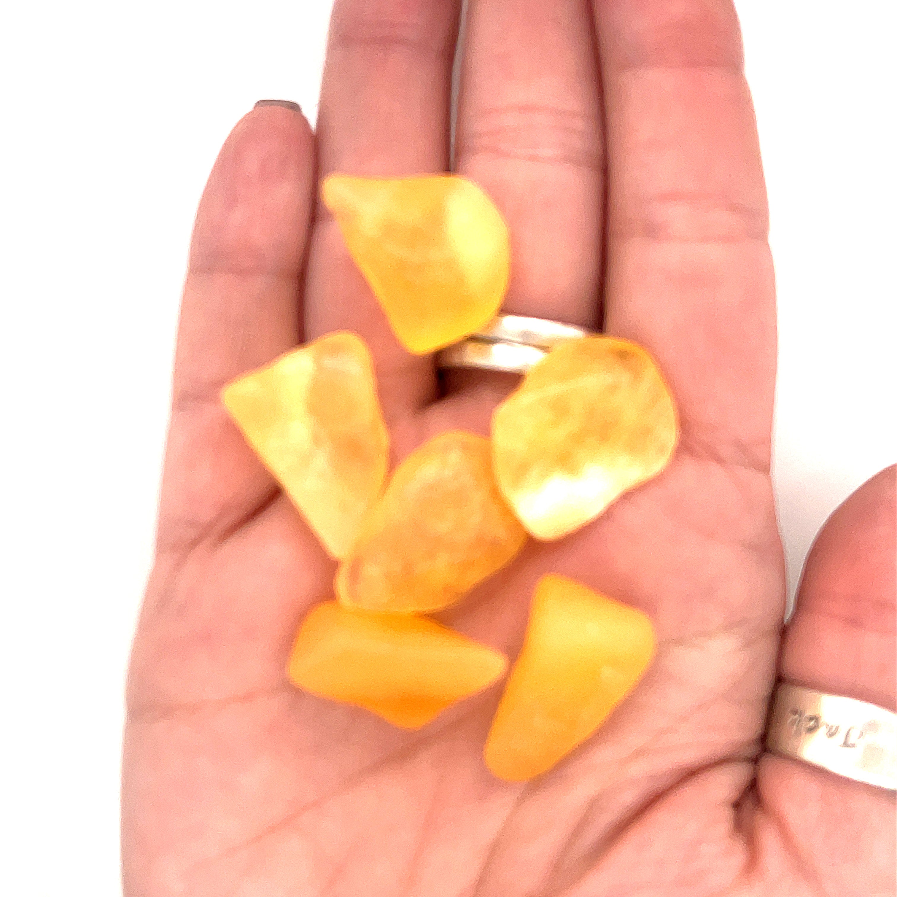 Calcite Orange tumble gemstone
