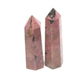 Rhodonite Gemstone Towers