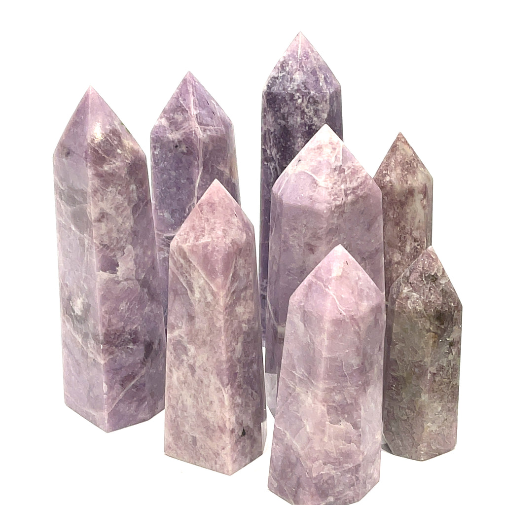 Lepidolite Gemstone Tower