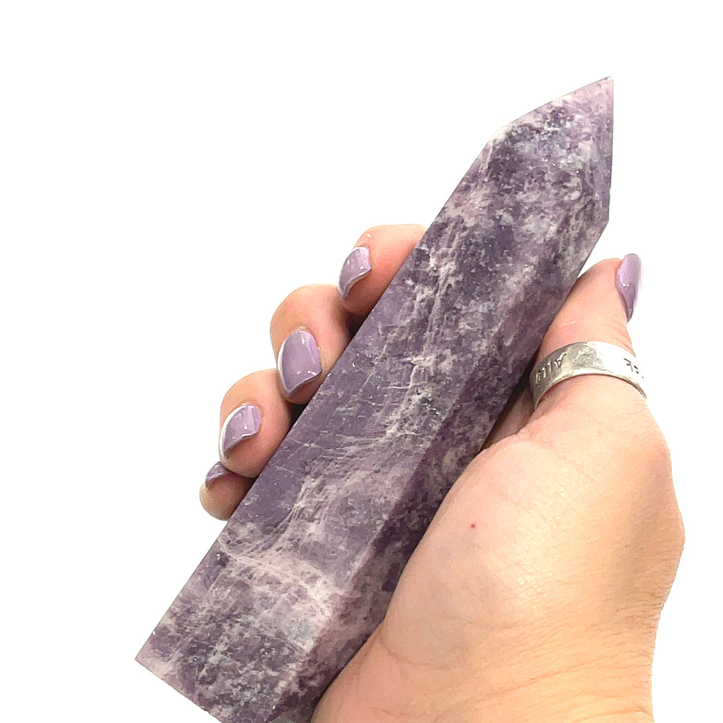 Lepidolite Gemstone Tower