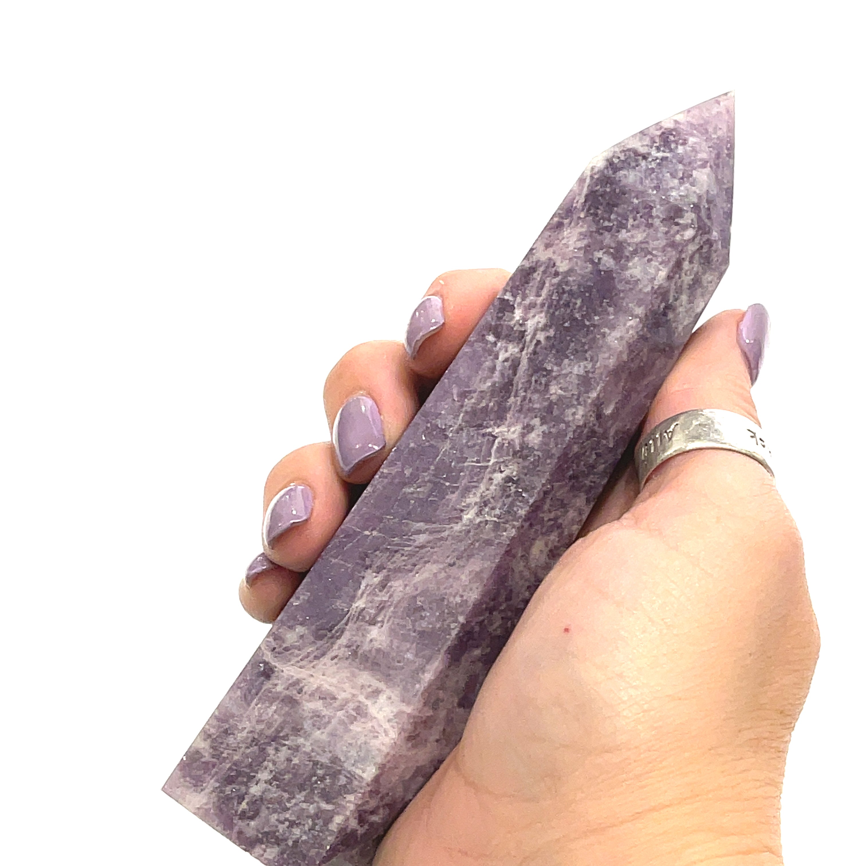 Lepidolite Gemstone Tower