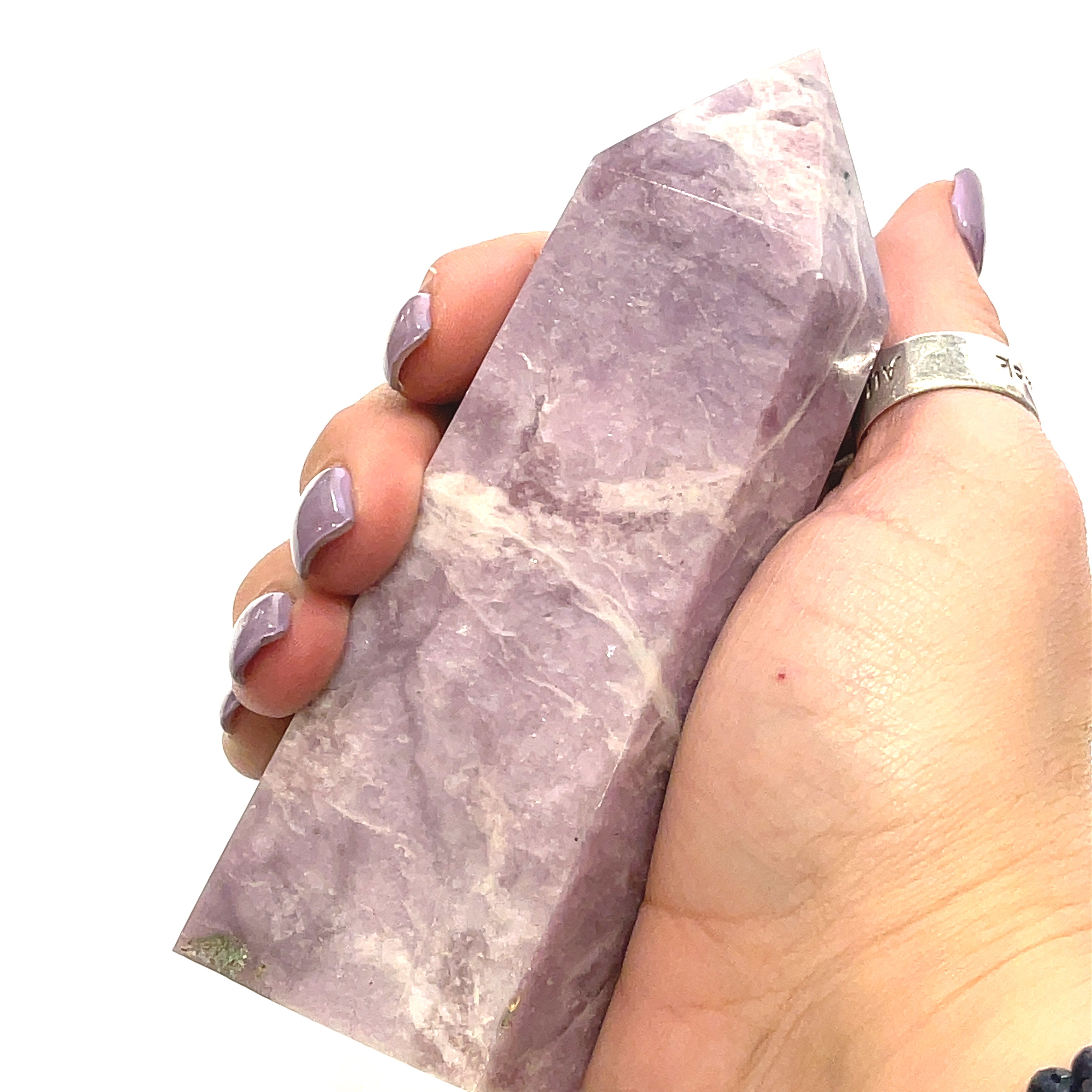 Lepidolite Gemstone Tower
