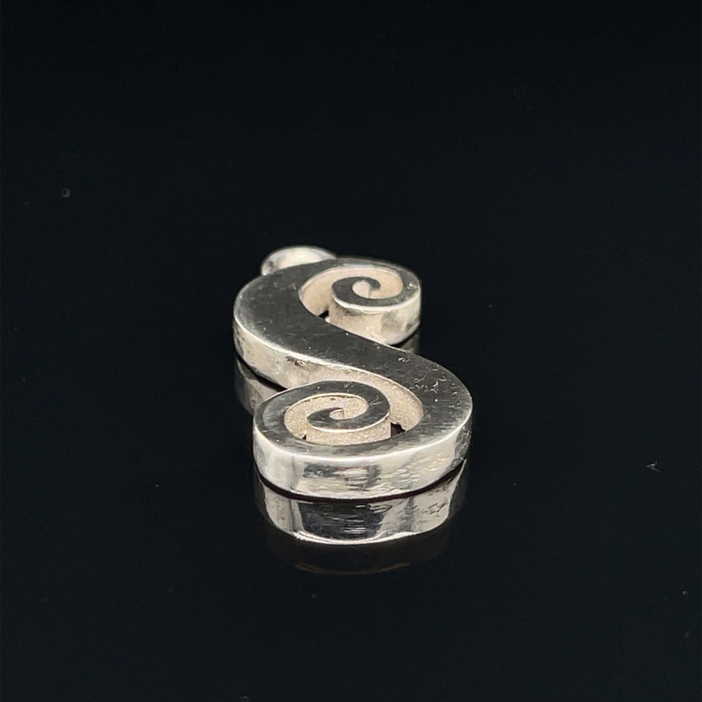 Letter Initial pendants in Sterling Silver