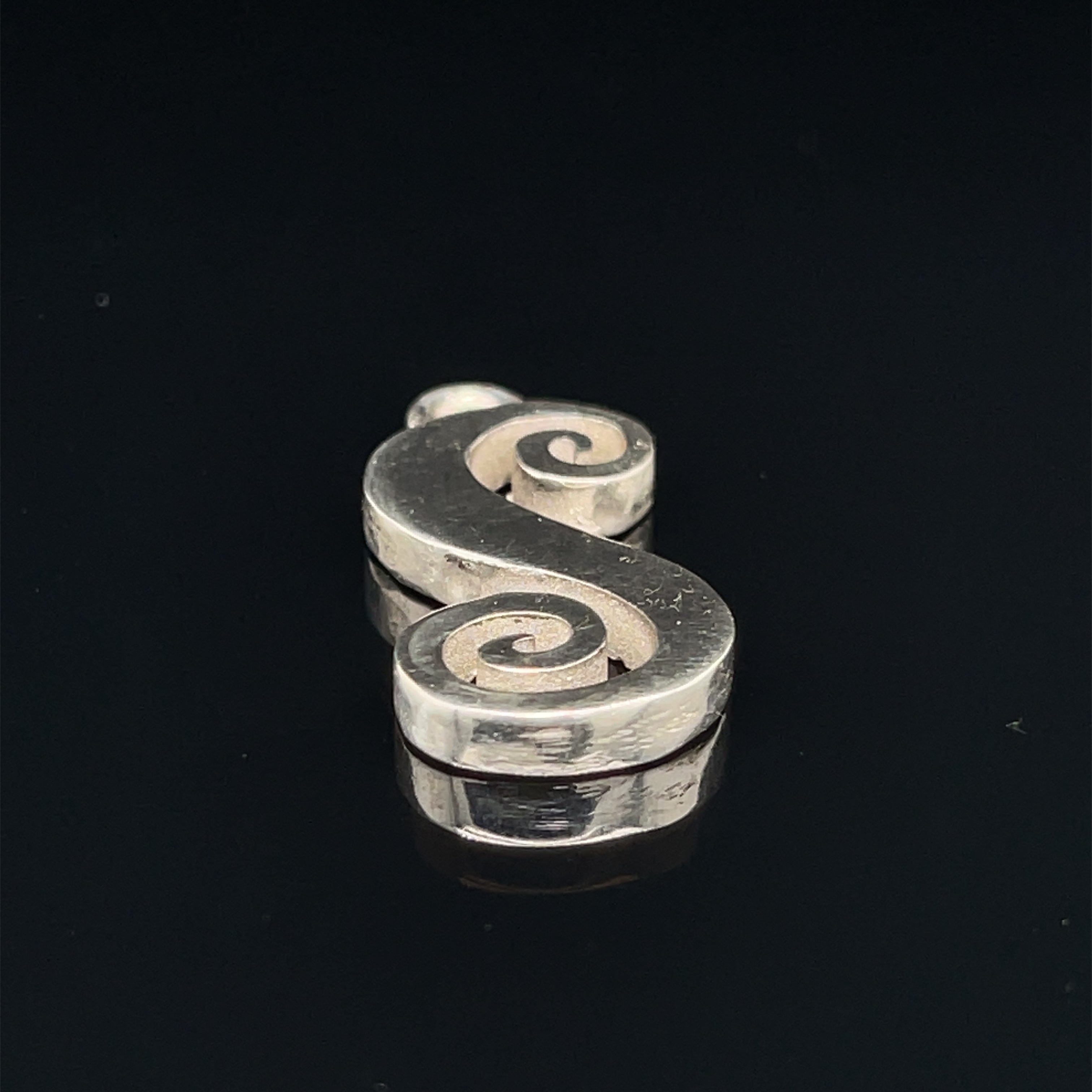 Letter Initial pendants in Sterling Silver