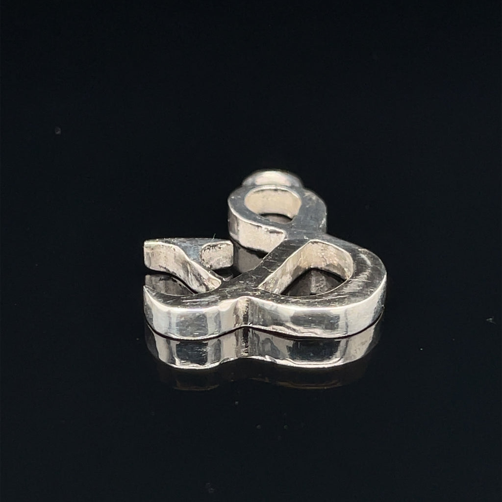 Letter Initial pendants in Sterling Silver