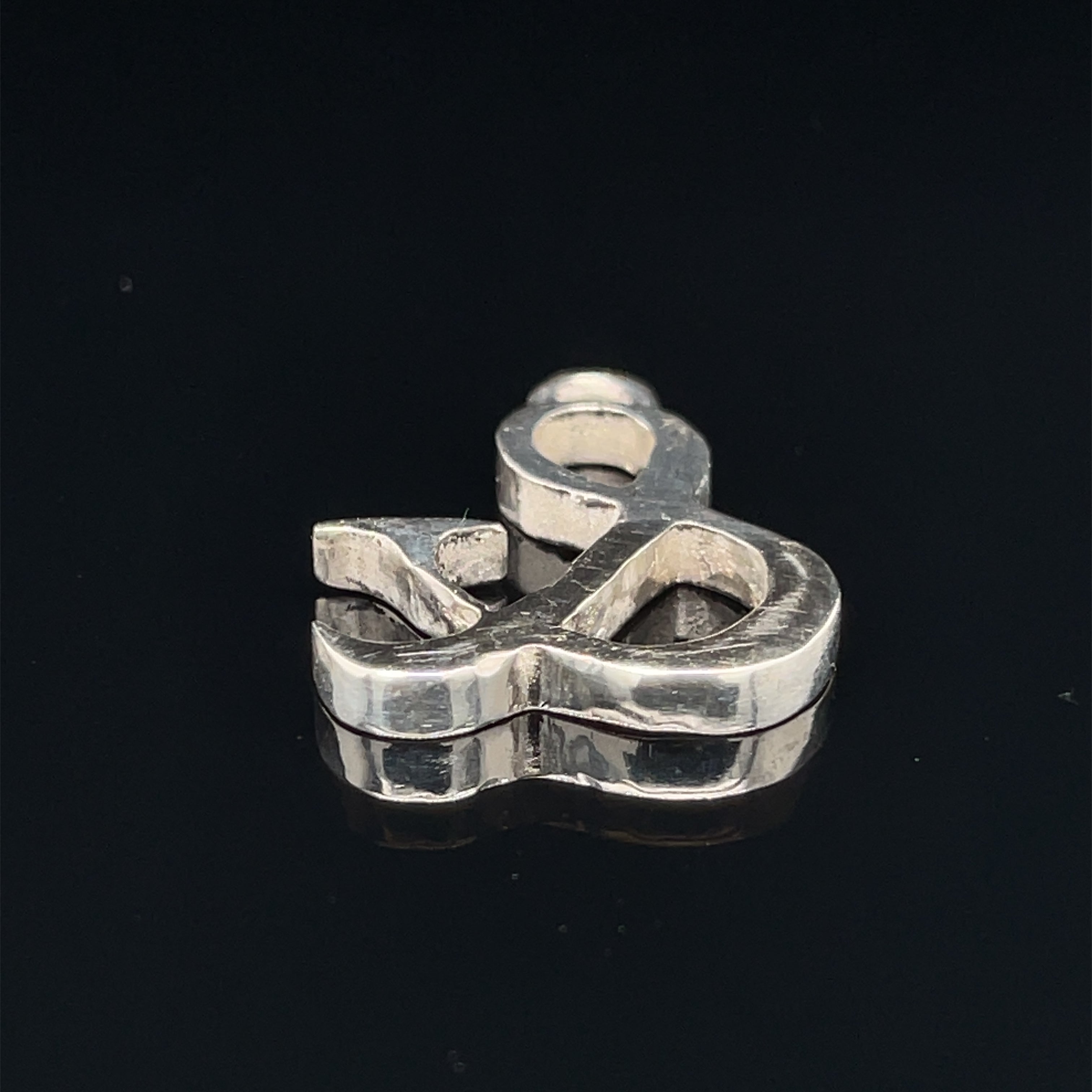 Letter Initial pendants in Sterling Silver