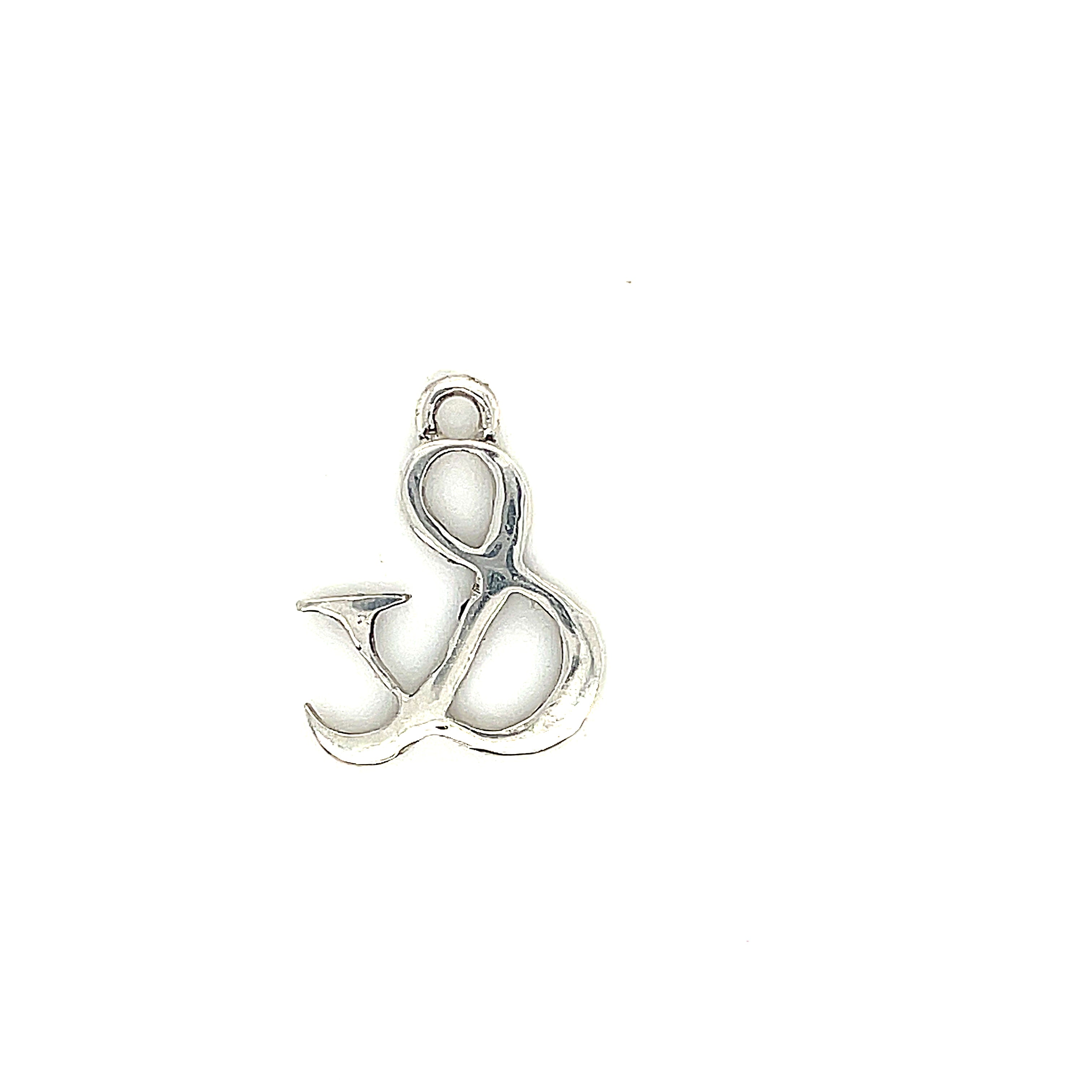 Letter Initial pendants in Sterling Silver