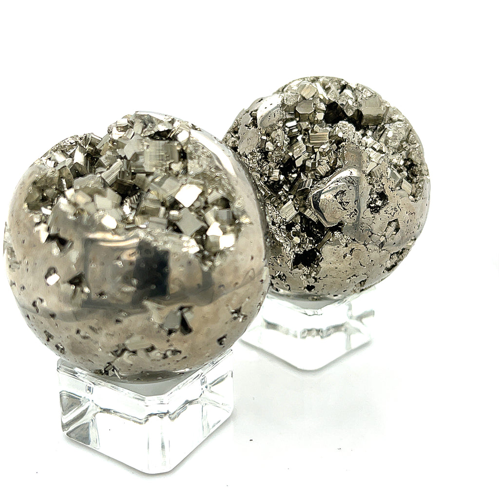 Pyrite gemstones Sphere