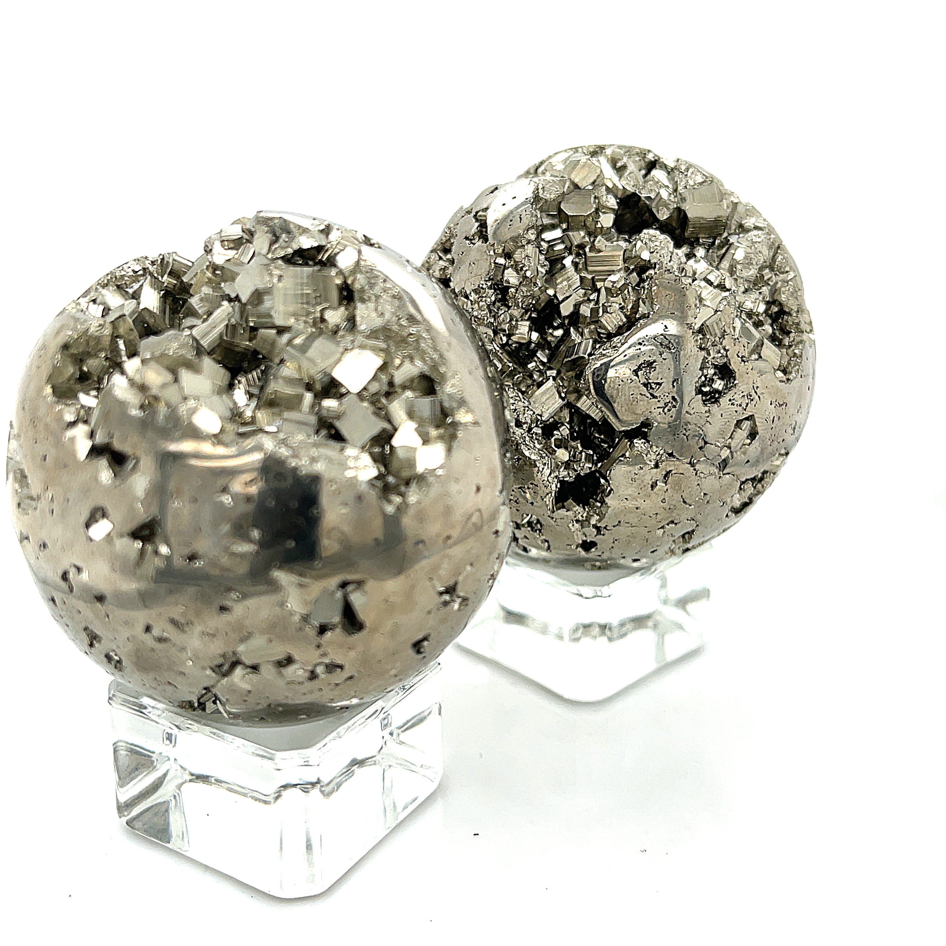 Pyrite gemstones Sphere
