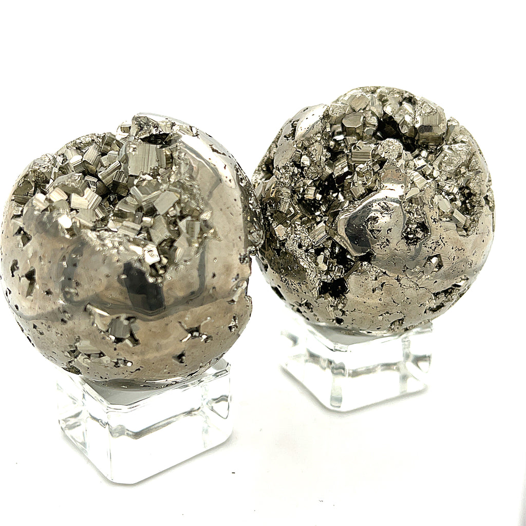 Pyrite gemstones Sphere