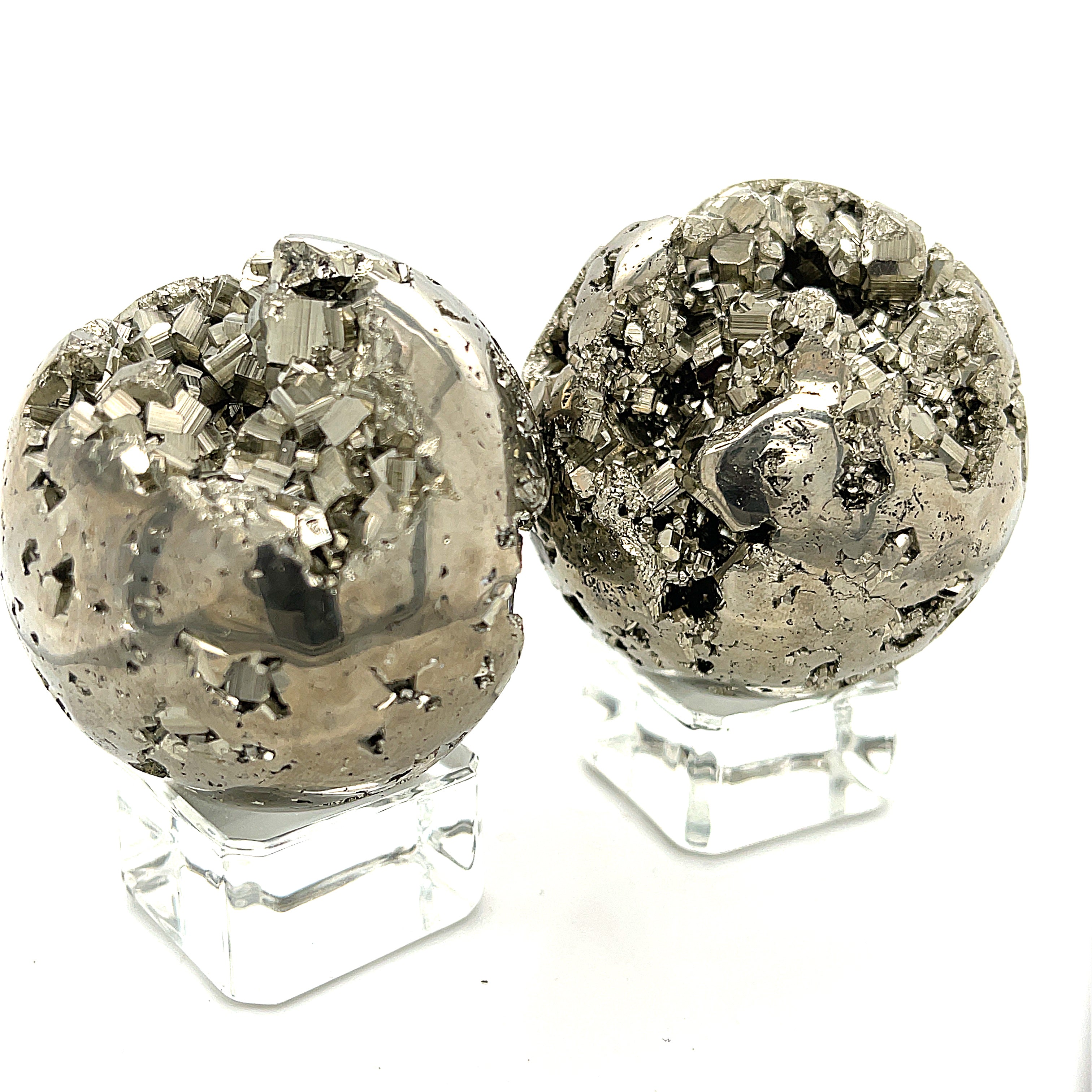 Pyrite gemstones Sphere