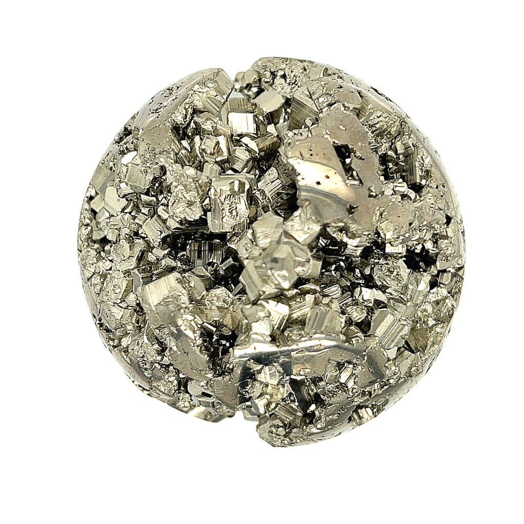 Pyrite gemstones Sphere