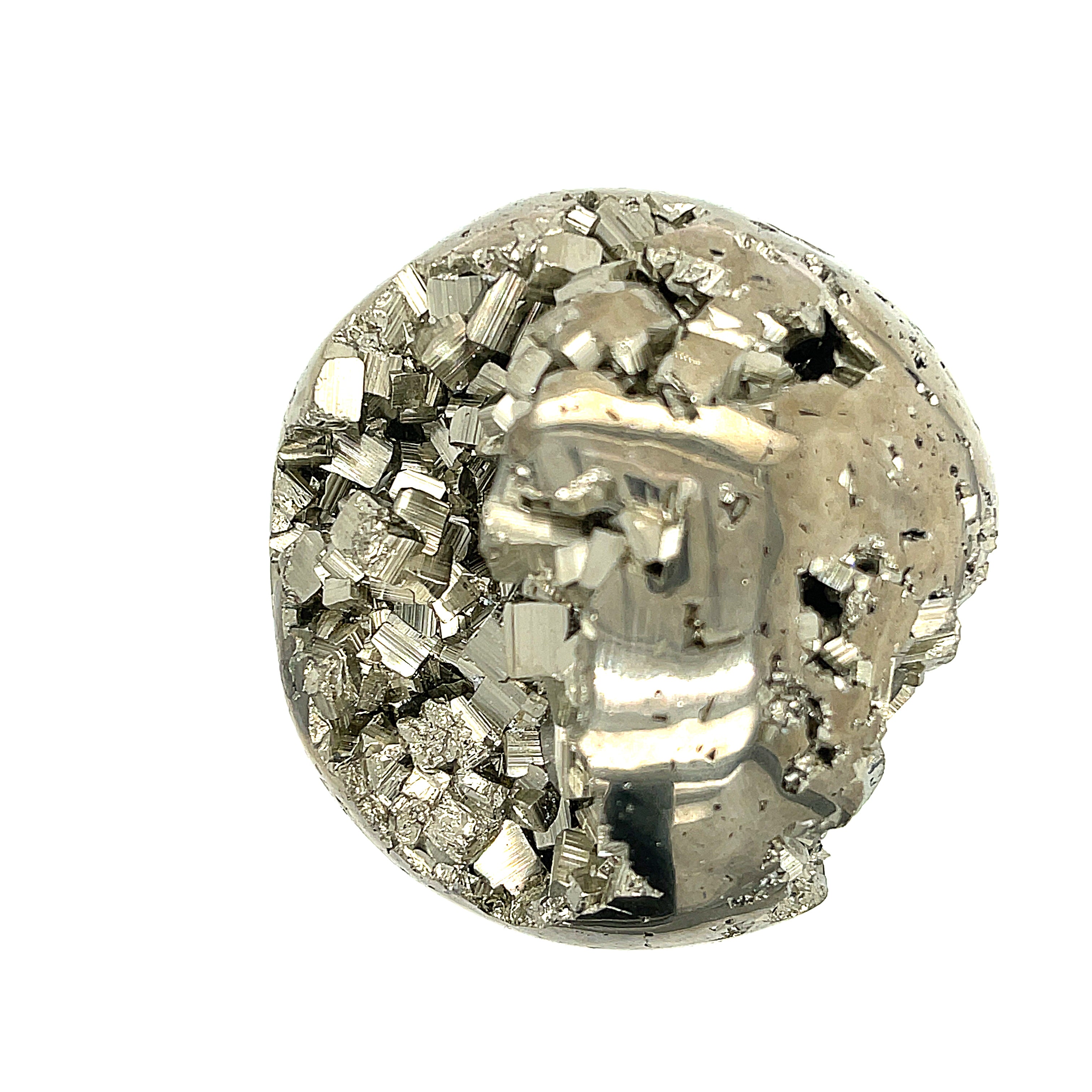 Pyrite gemstones Sphere