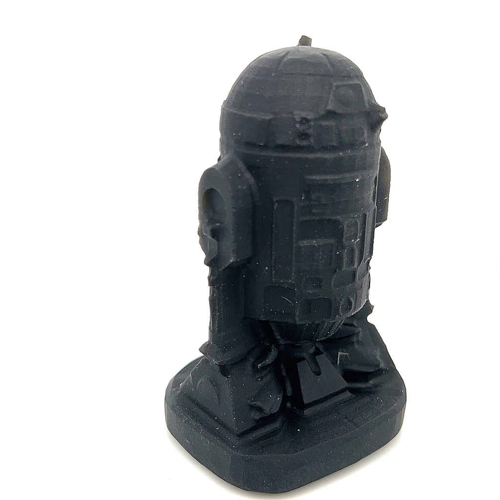 Gemstone Star Wars Figures, Black Obsidian & Green Aventurine