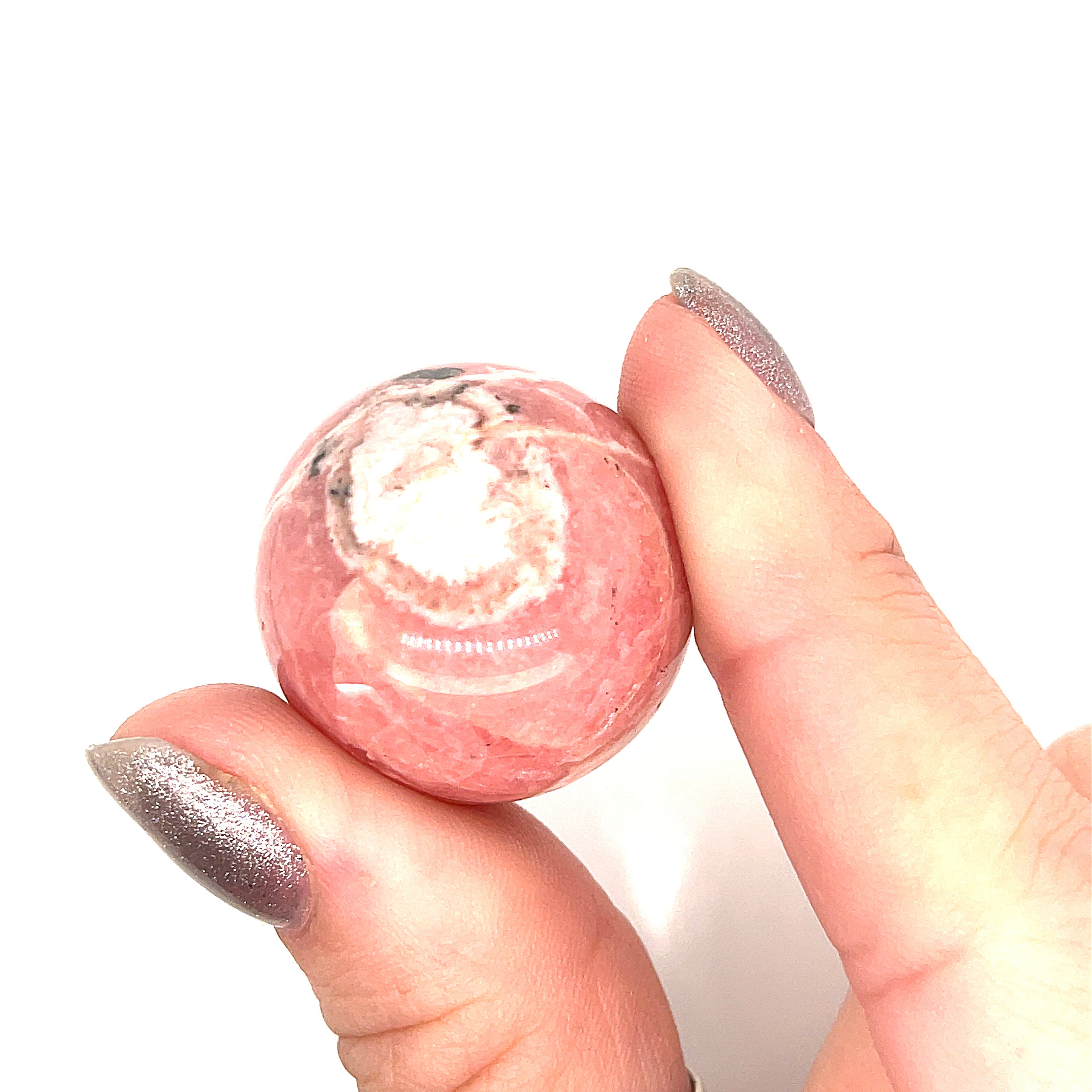 Rhodochrosite Gemstone Spheres