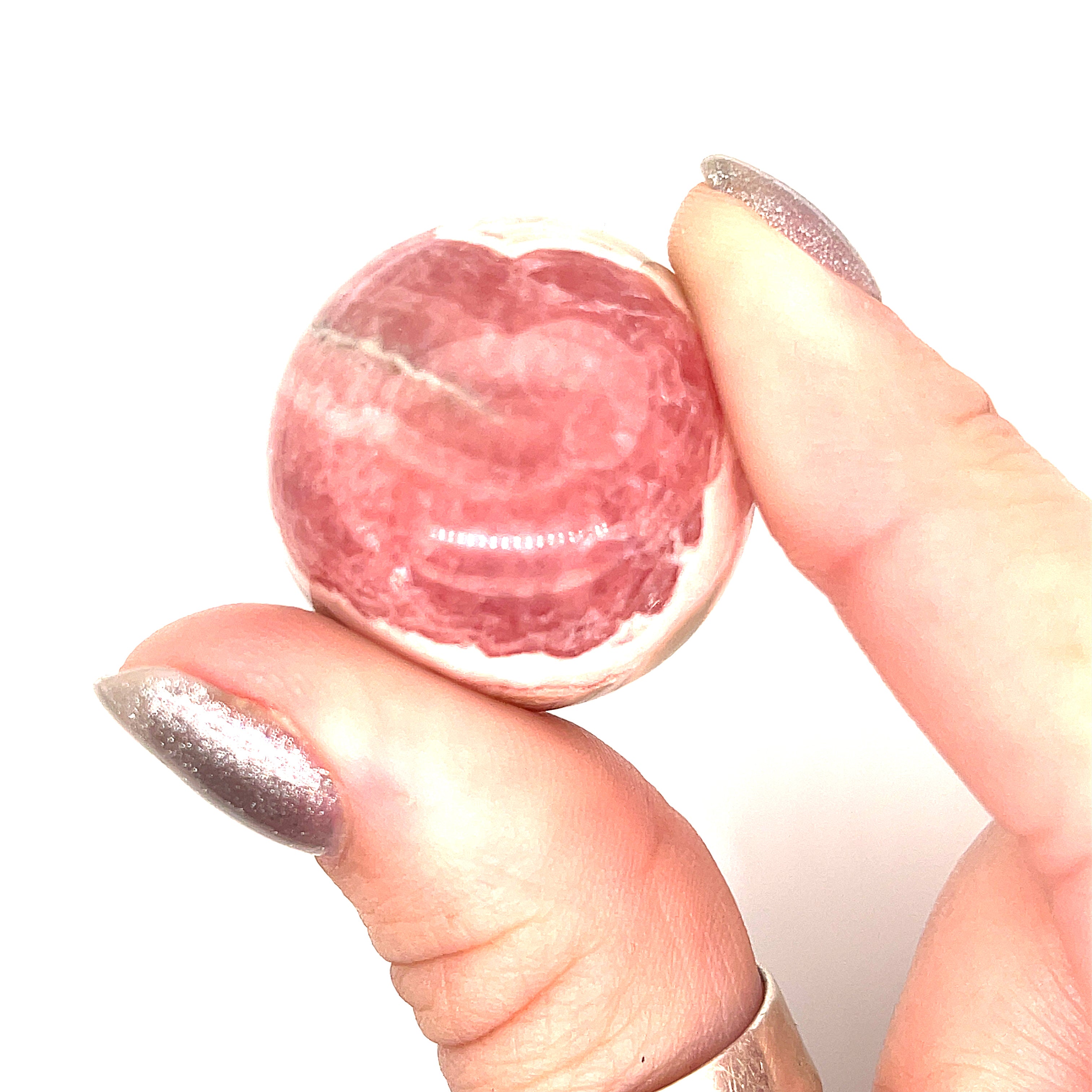 Rhodochrosite Gemstone Spheres