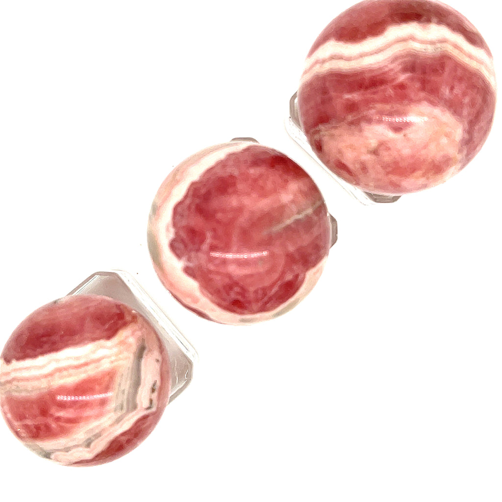 Rhodochrosite Gemstone Spheres