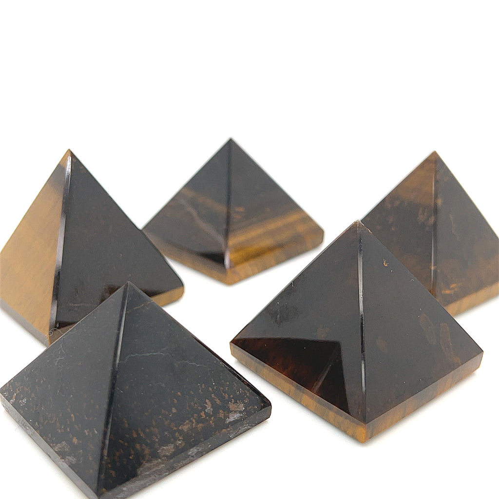 Tiger Eye Gemstone Pyramid