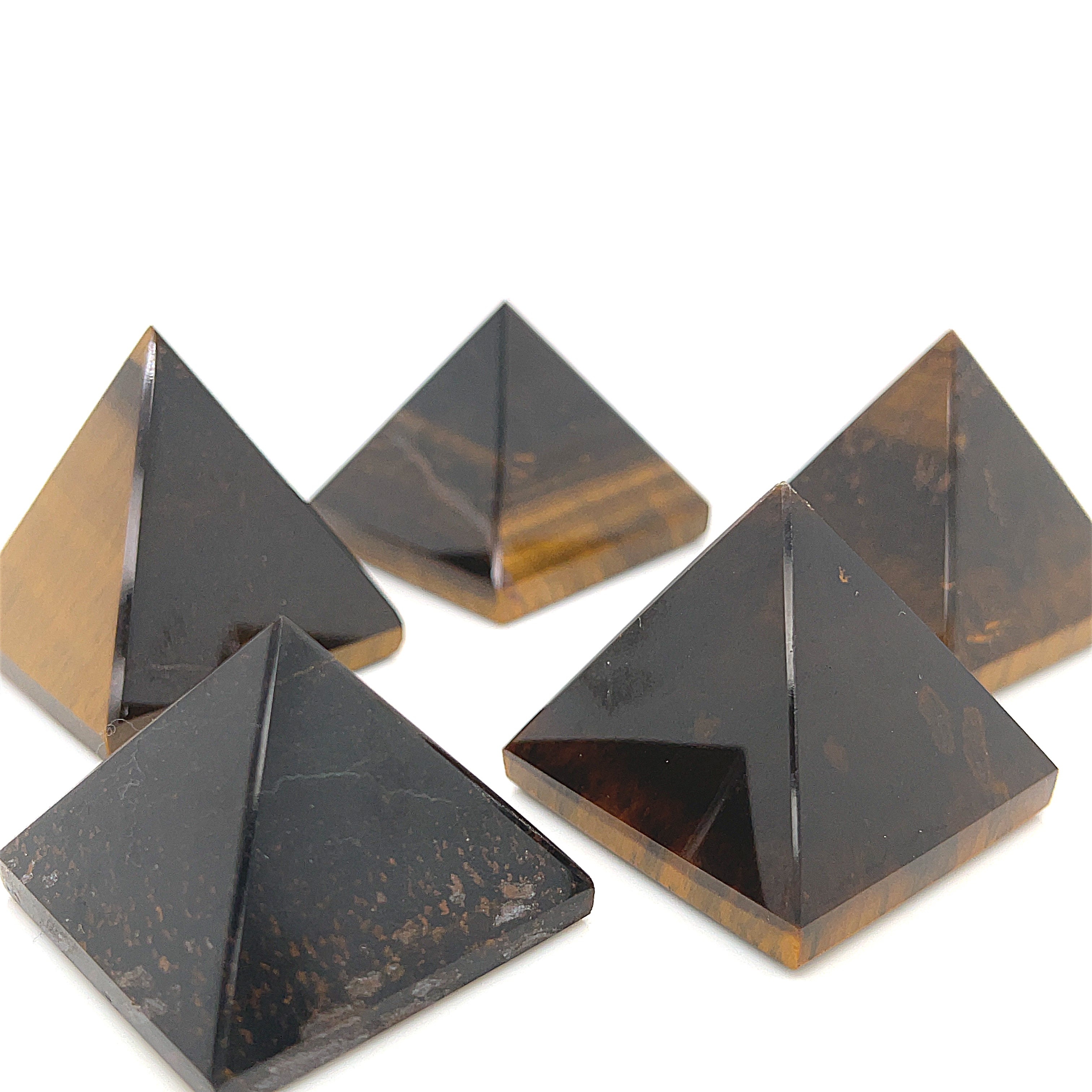 Tiger Eye Gemstone Pyramid