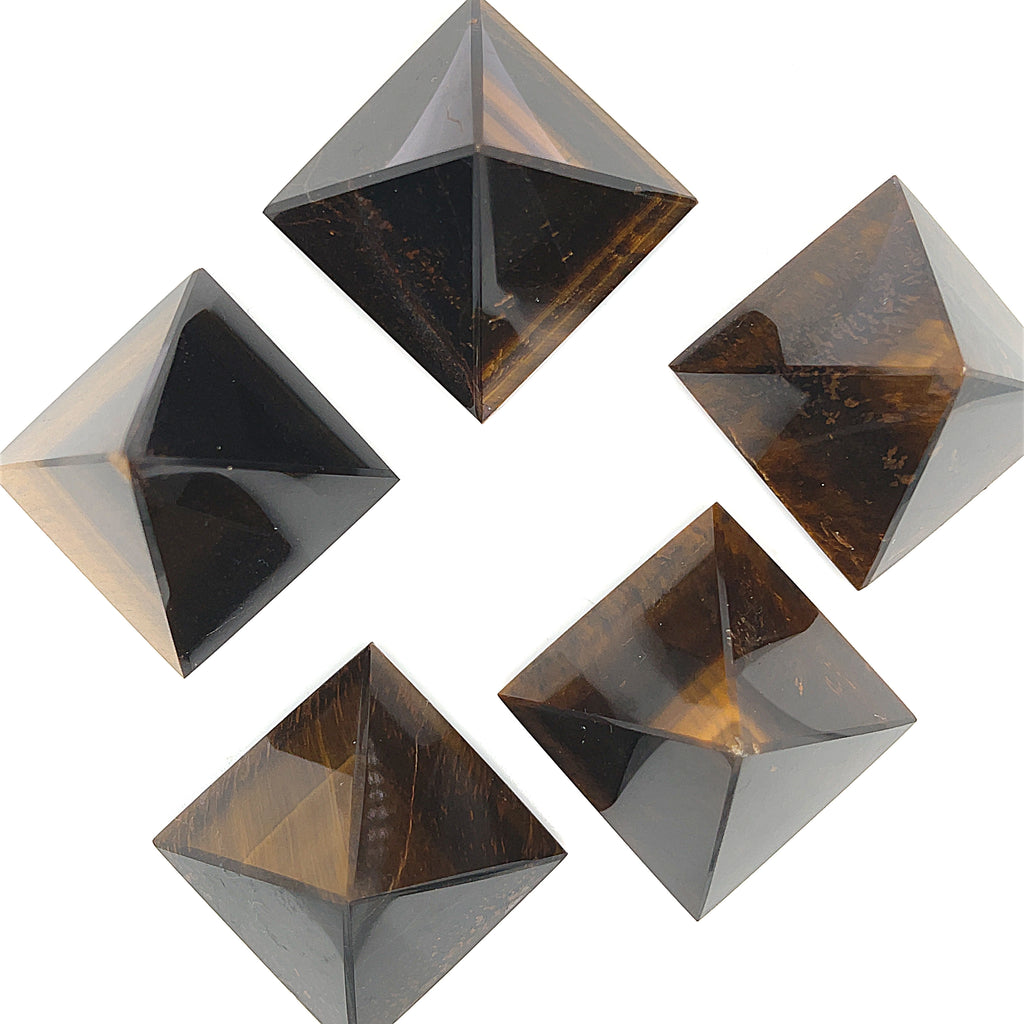 Tiger Eye Gemstone Pyramid